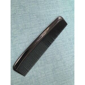 Vintage Genuine Dupont USA Made Nylon "unbreakable" Pocket Comb 8" Black